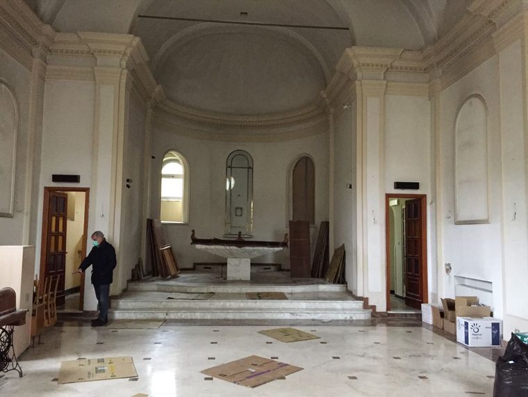 Residenze per anziani Boccadasse e Ave Maria: recupero funzionale e ampliamento di una ex chiesetta privata, via De Gaspari.